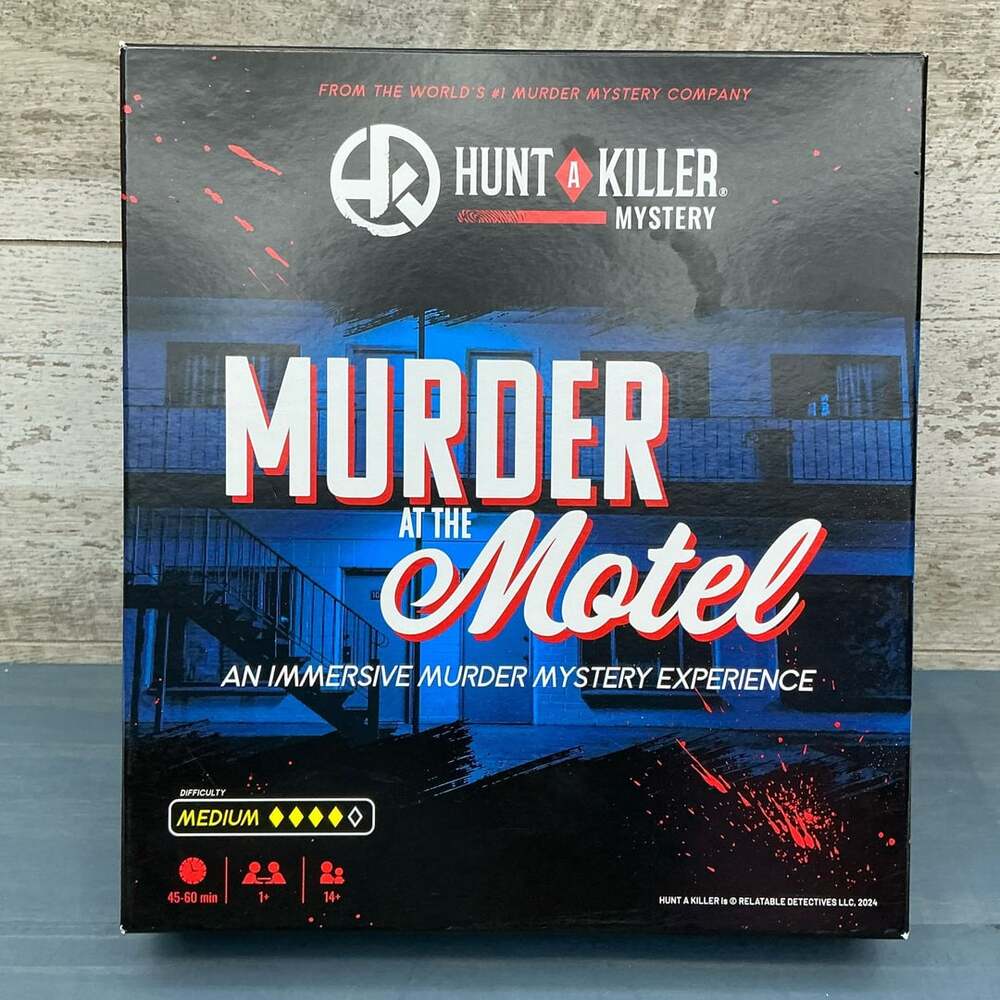 Hunt A Killer Murder at the Motel Immersive Murder Mystery Game